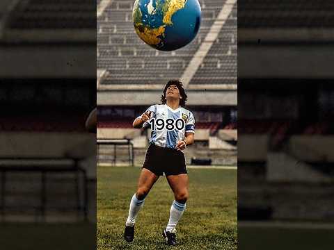 Diego Maradona Skills Evolution 🔥🤯