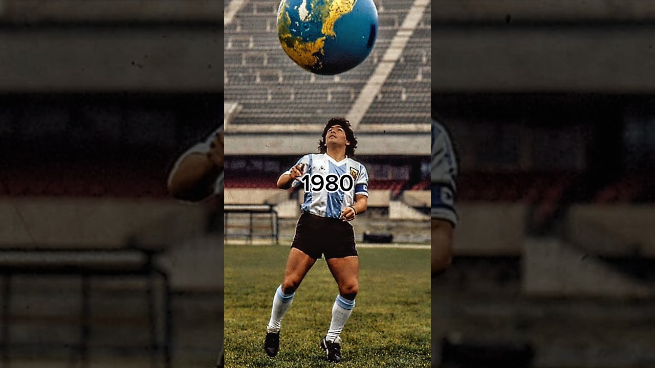 Diego Maradona's Incredible Skill Evolution ⚽