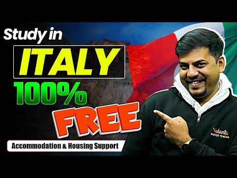 Study in Italy for FREE: Admission Without Fees | Scholarships for Indians | Harsh Sir
