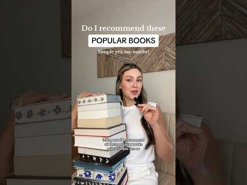 Book recommendations with a yes, no, or maybe! #booktube #booktok #bookrecommendations #bookrecs