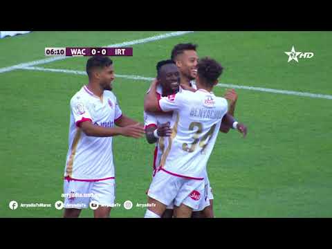 الوداد الرياضي 1-0 إتحاد طنجة هدف سايمون مسوڨا في الدقيقة 07.