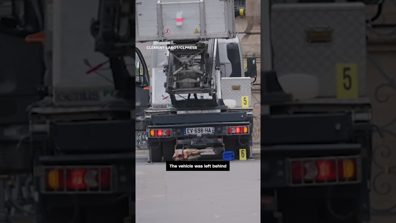 What footage of crime scene reveals about Louvre heist