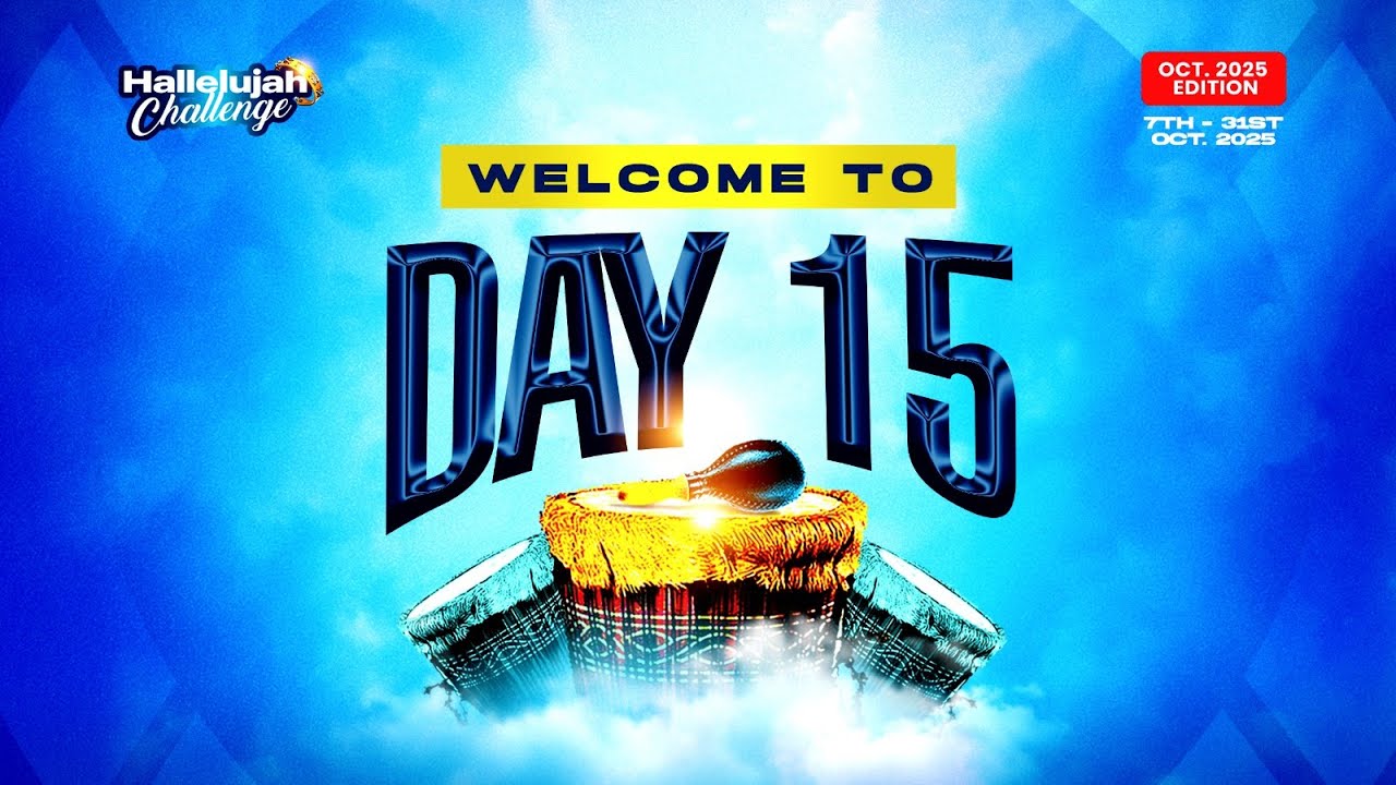 Hallelujah Challenge Day 15 | Join the Spiritual Revival October 2025 β¨