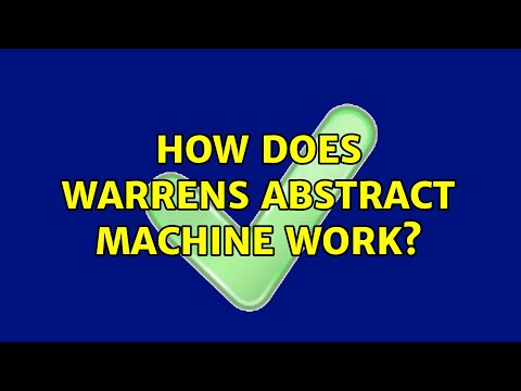 How does Warrens Abstract Machine work?