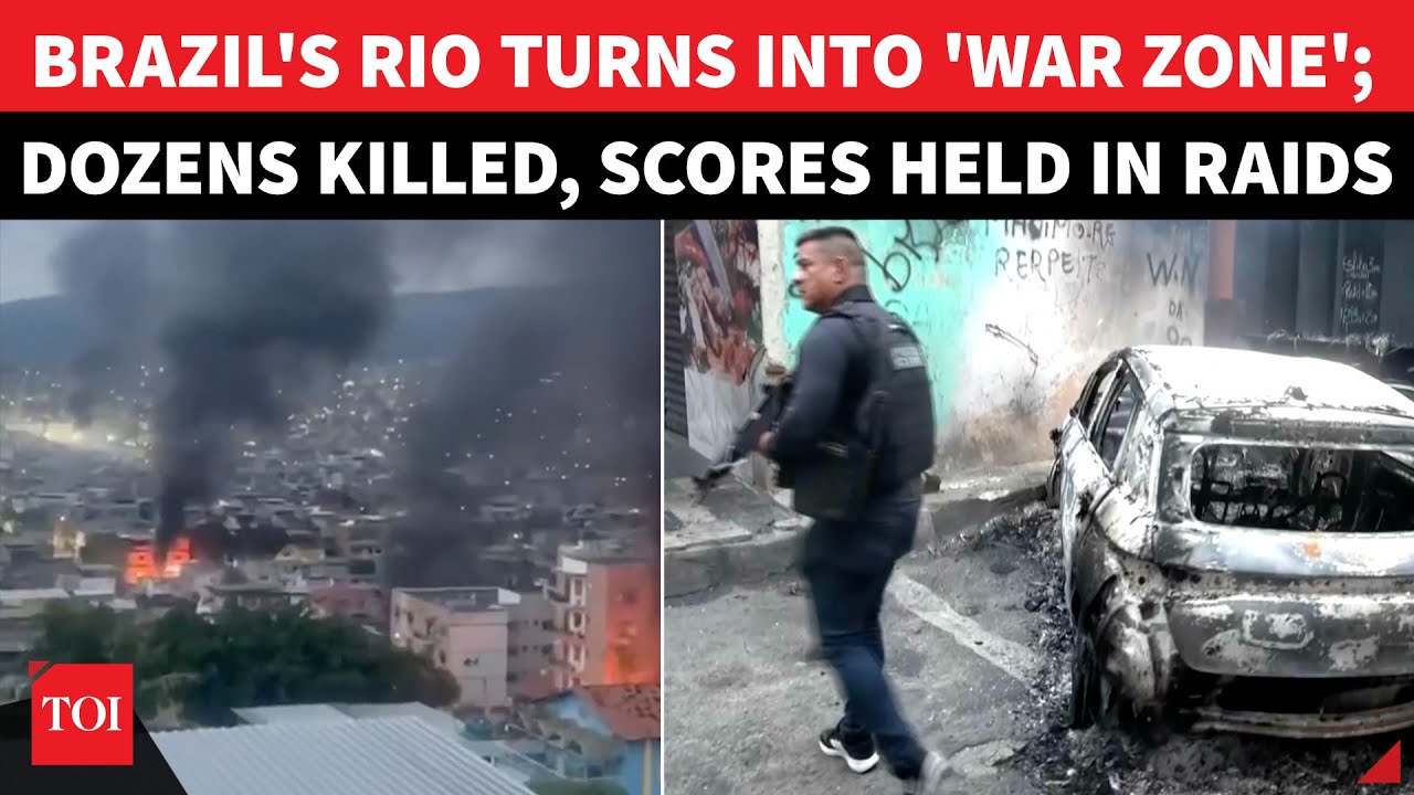 Brazil in Crisis: Over 60 Killed in Massive Rio Police Raid Against Red Command 🚓