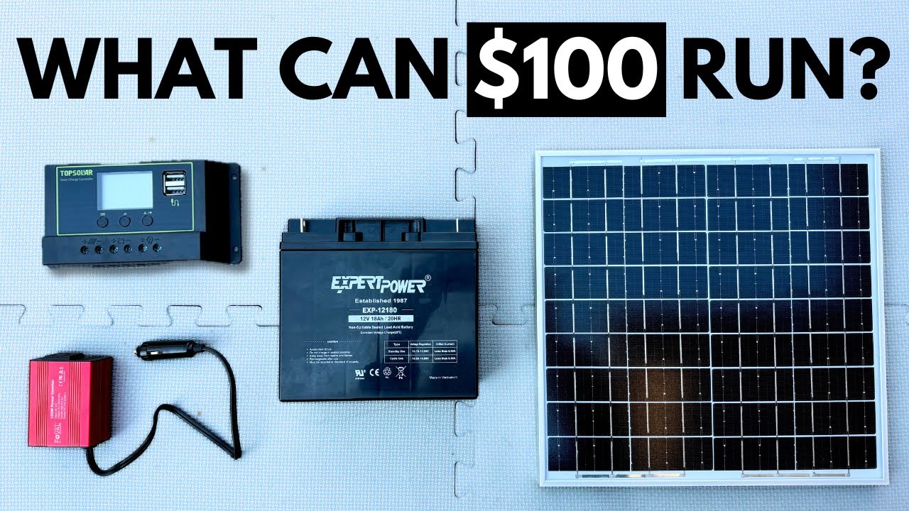 Budget Solar Panel Setup: What Can It Power? ๐