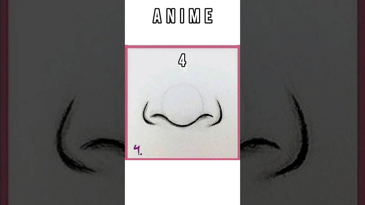 Anime Nose Drawing Tips 🎨