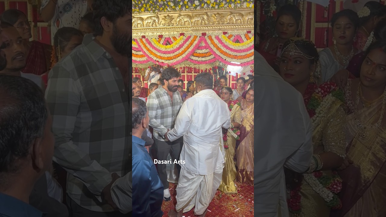 Subba Raju Attends Gabbarsing Sai Daughter's Wedding 2025 π