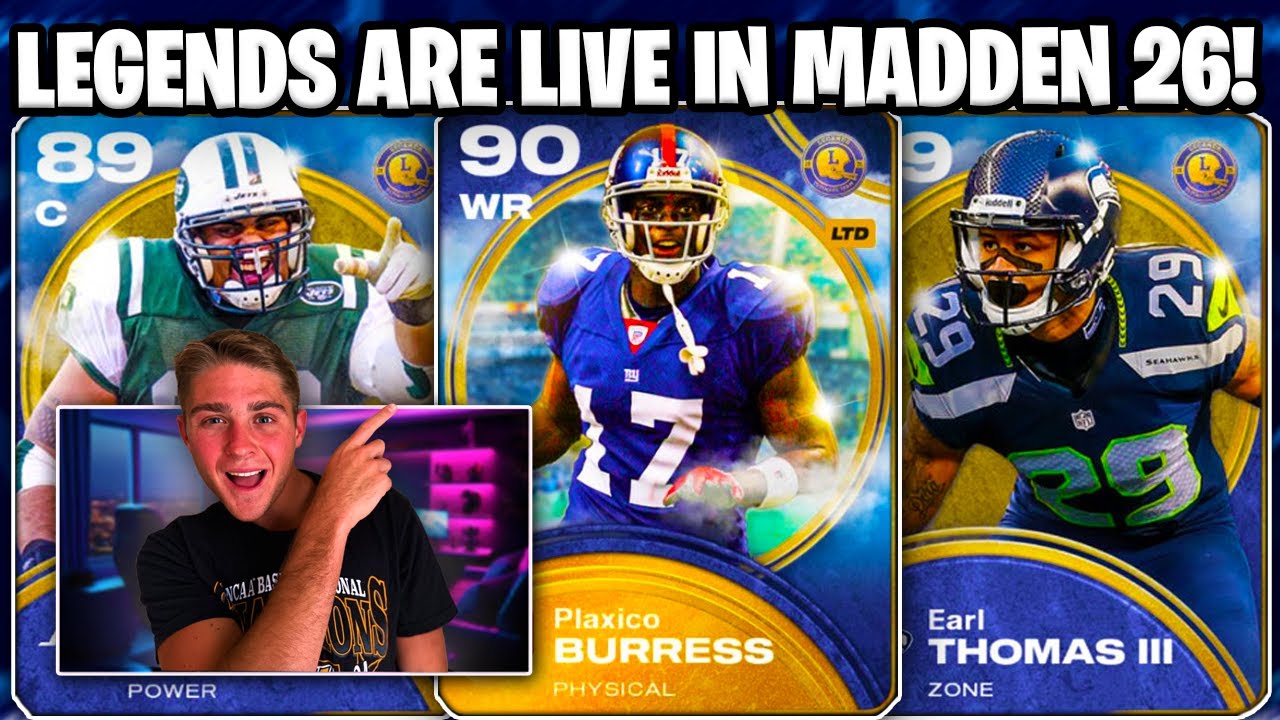 Legends Release 8 Now Live with 50% Off Master Fantasy Pack and New Free Lowe's Cards in Madden 26