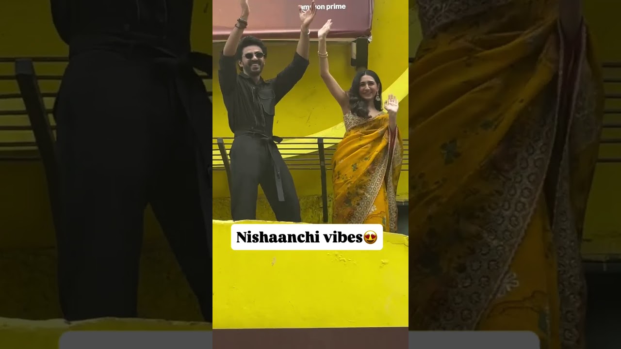 Aaishvary Thackery & Vedinka Pinto at Nishaanchi Trailer Launch 🎬