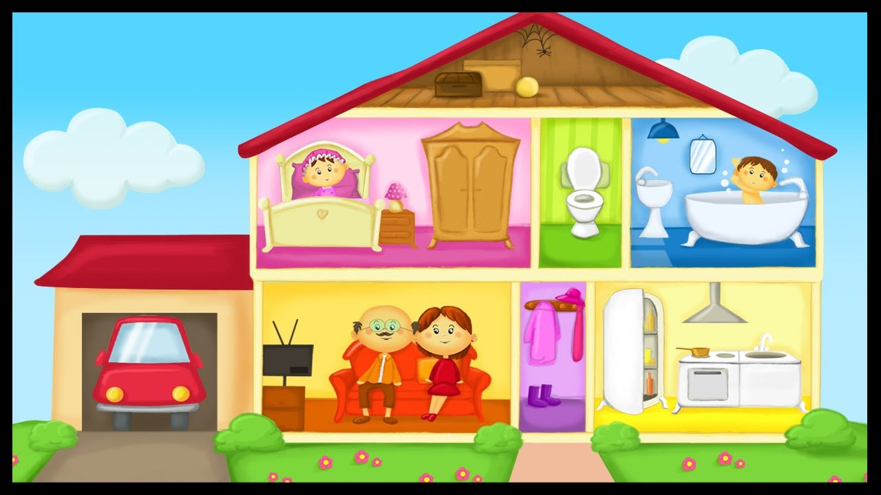 Vocabulaire de la maison pour enfants 🏡