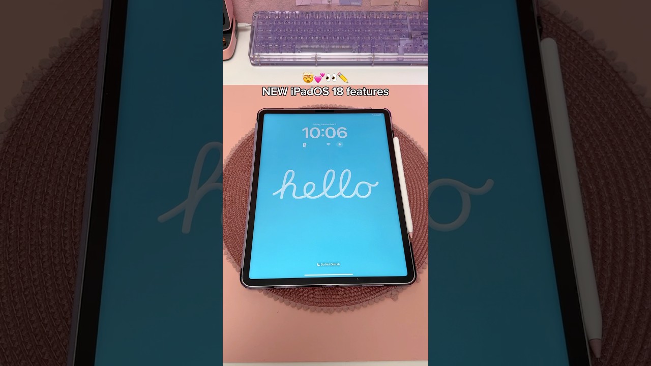iPadOS 18 NEW features 🤯 Apple Intelligence AI | iOS 18 | iPad note taking | apple pencil
