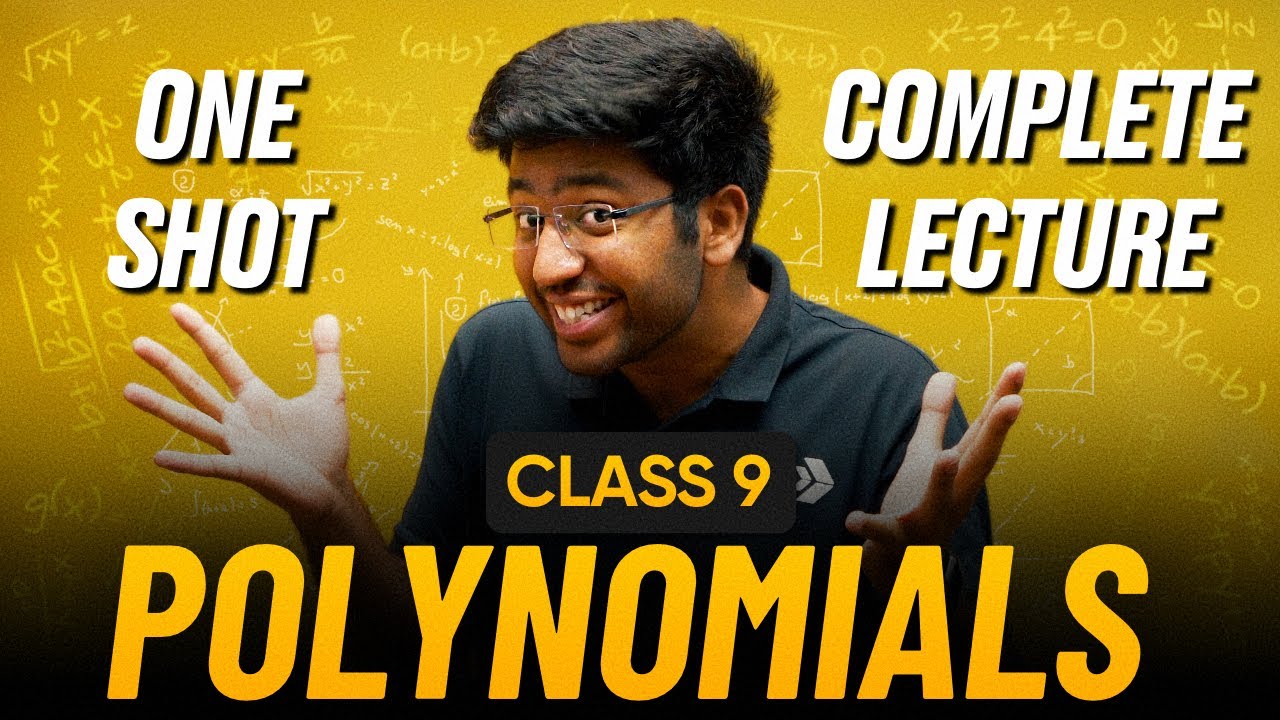 Polynomials Class 9 - Complete Chapter 2 Lecture | Class 9 Maths