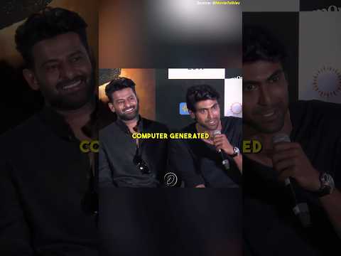 When a Reporter Doubts the Bodies of Prabhas and Rana 😱🔥