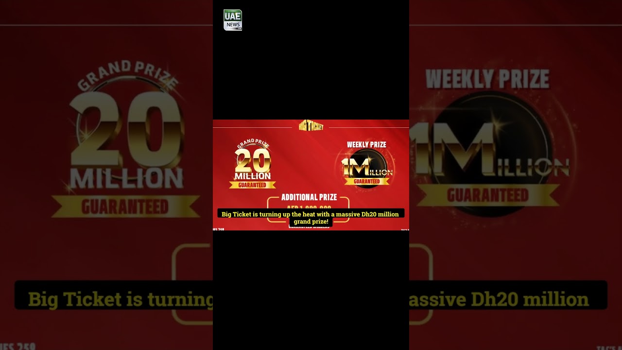 Big Ticket Abu Dhabi Offers Dh20 Million Cash Prize and BMW Giveaway