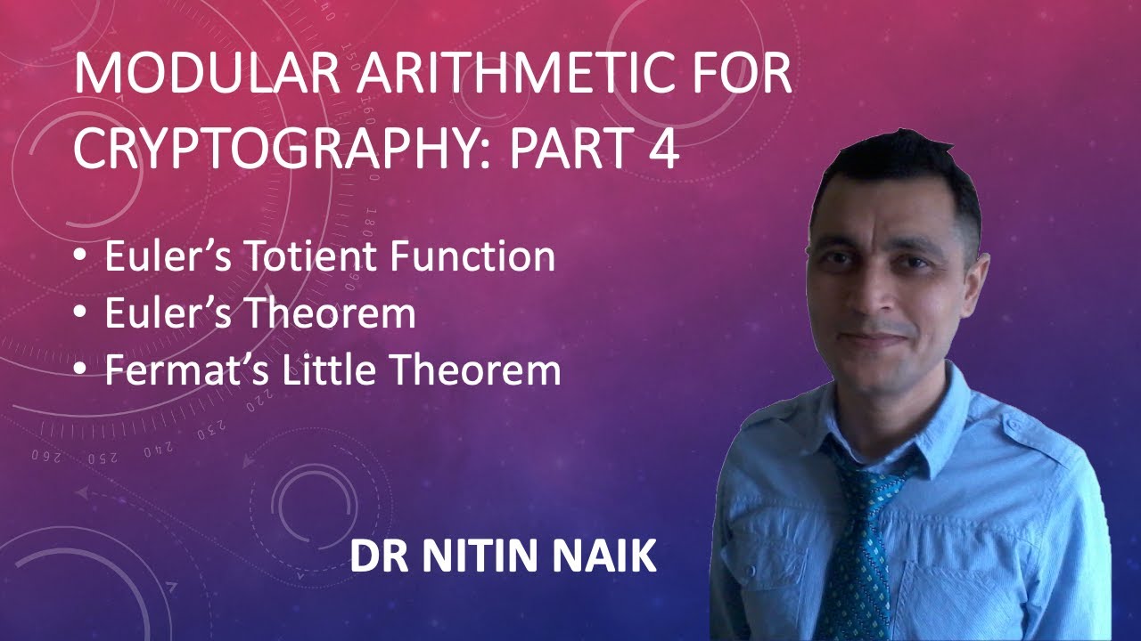 5 Mastering Modular Arithmetic in Cryptography: Totient Function & Key Theorems 🔐
