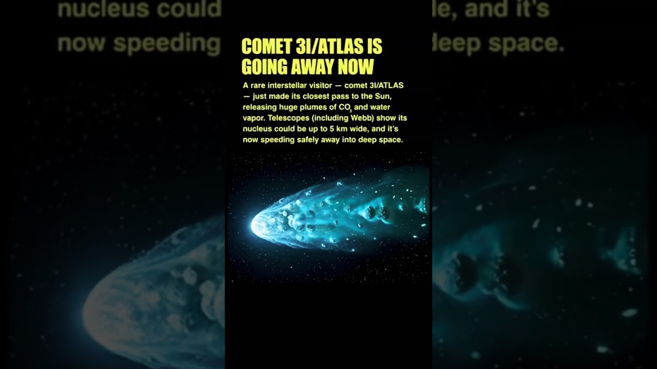 Last Chance to See Interstellar Comet 3I/ATLAS 🌠