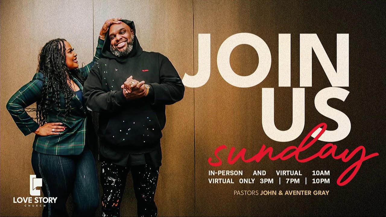 Join Our Love Story Sunday Service at 10 AM ❤️
