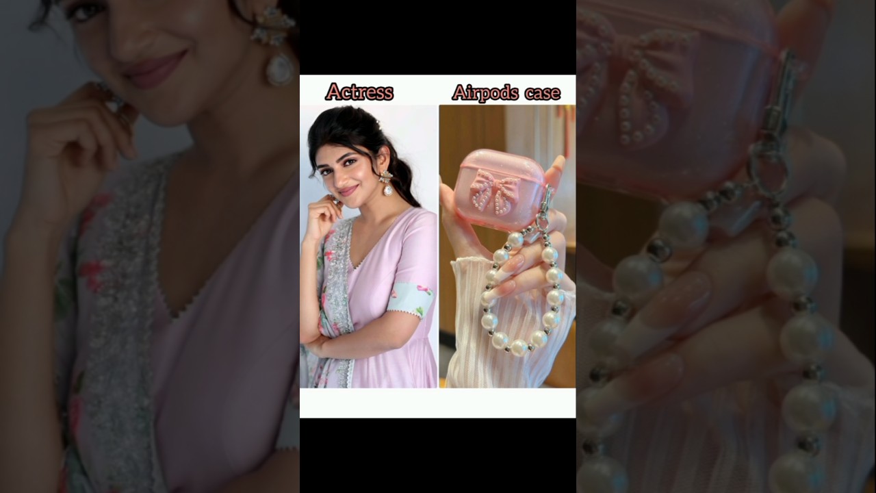 South Actress Sreeleela's Stylish Earbuds Case 🎧