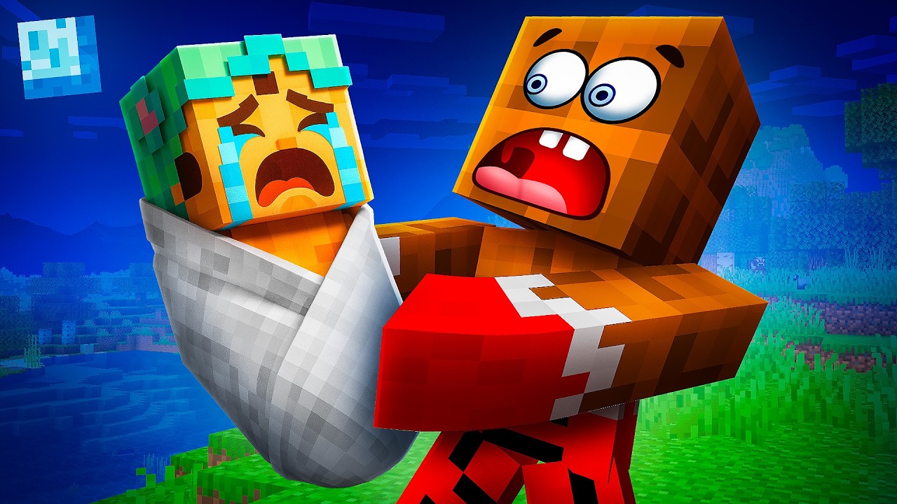 Лёня стал папой в Майнкрафте! 😱