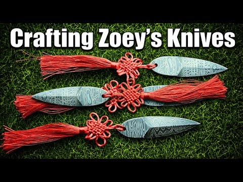 Making Zoey's Knives from KPop Demon Hunters