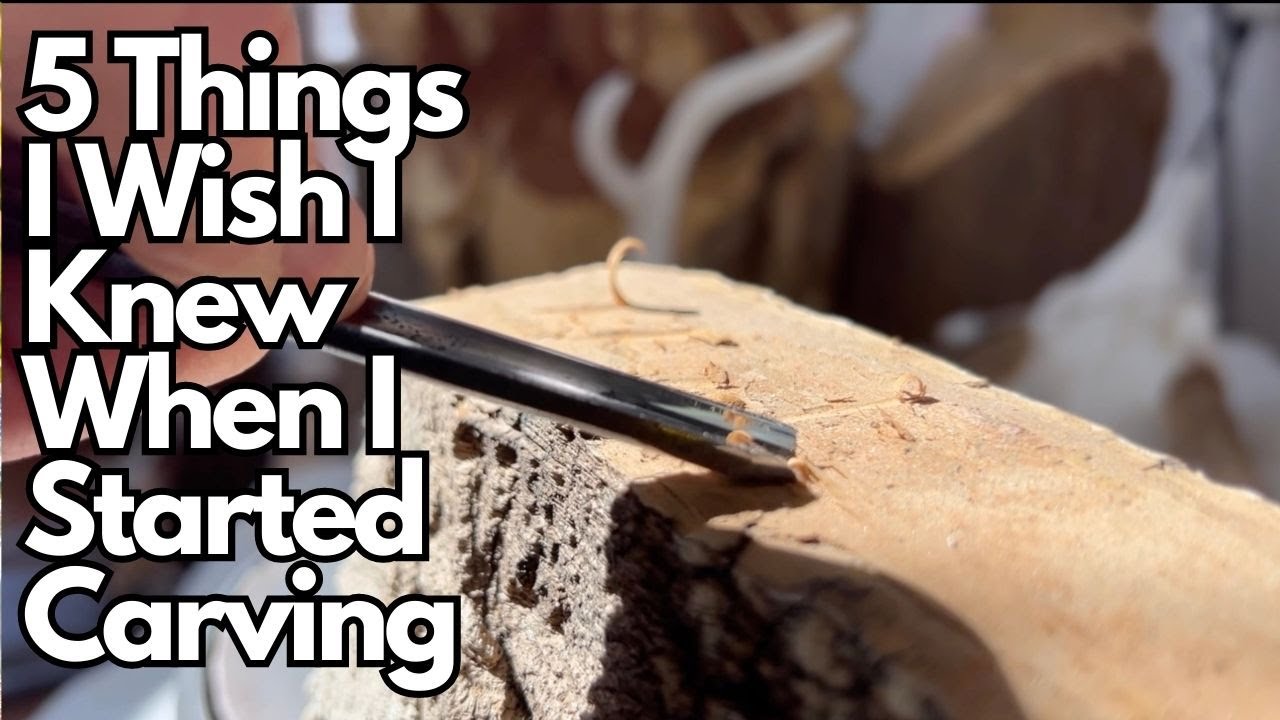 5 Tips I Wish I Knew When Starting Woodcarving 🪵