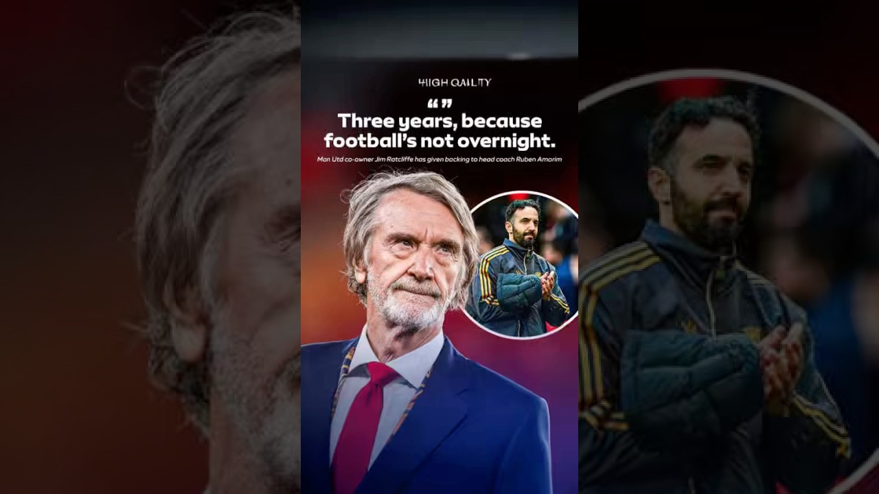 Sir Jim Ratcliffe Supports Ruben Amorim ⚽