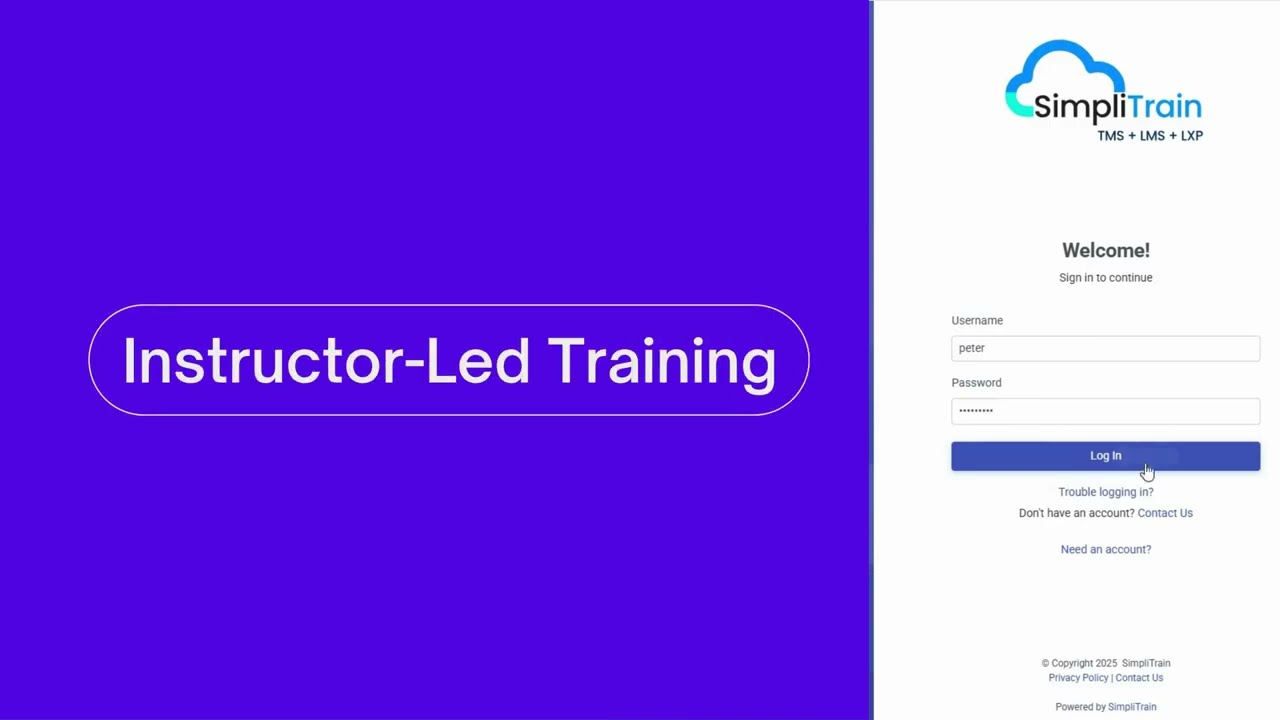 Instructor-Led Training with SimpliTrain | Top LMS