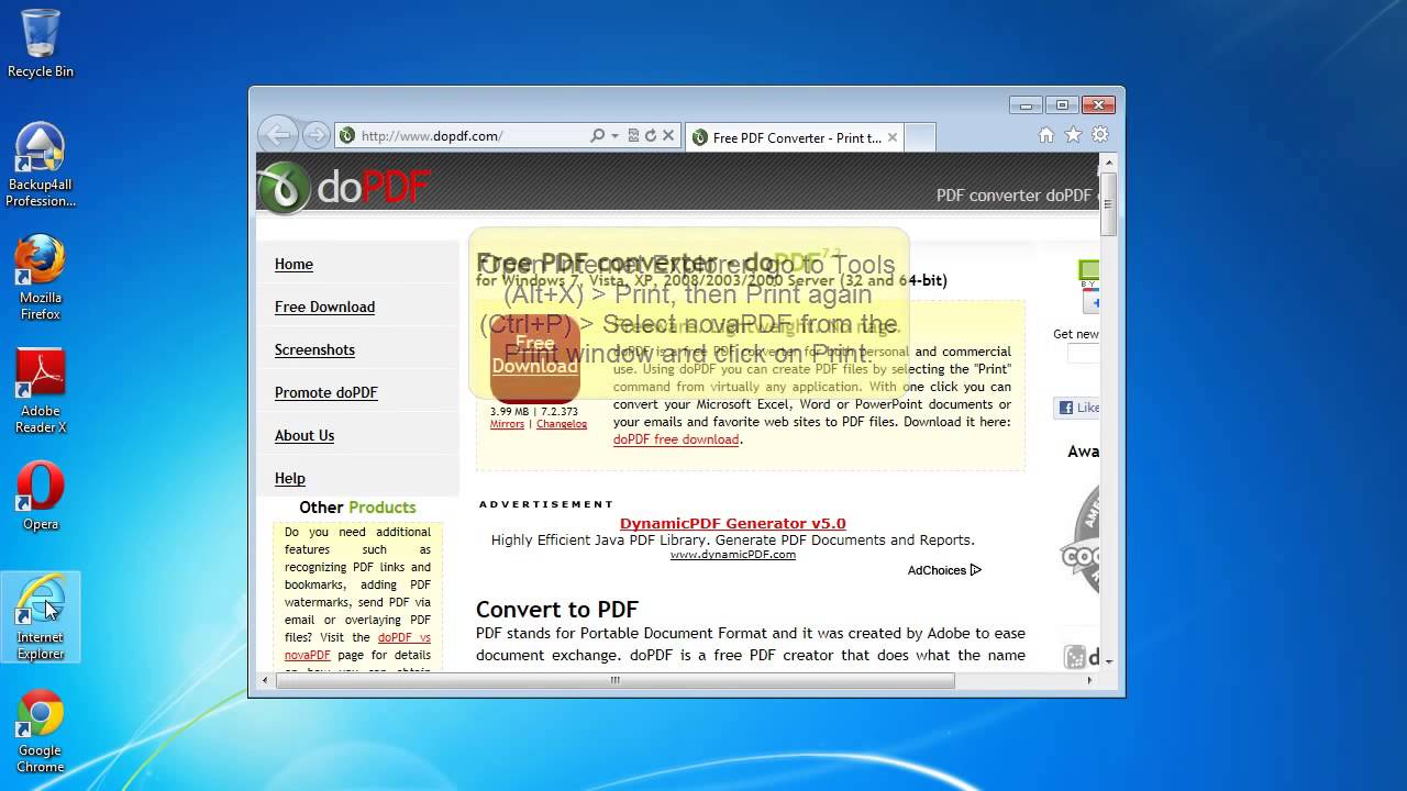 Easily Convert Web Pages to PDF Directly from Internet Explorer π₯οΈ