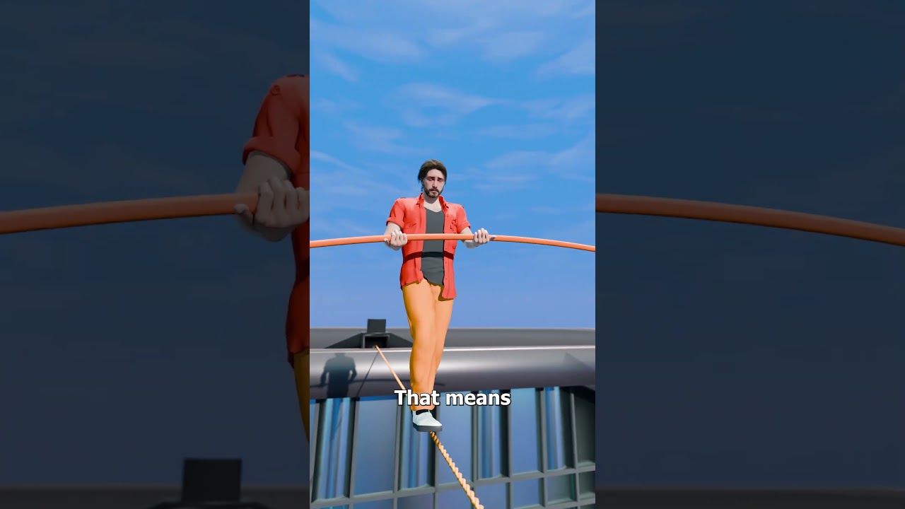 Why Do Tightrope Walkers Use Long Poles?