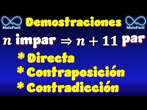 0.1.17 Métodos de Demostración y diferencias: Directa, Contraposición, Contradicción (Álg. Superior)