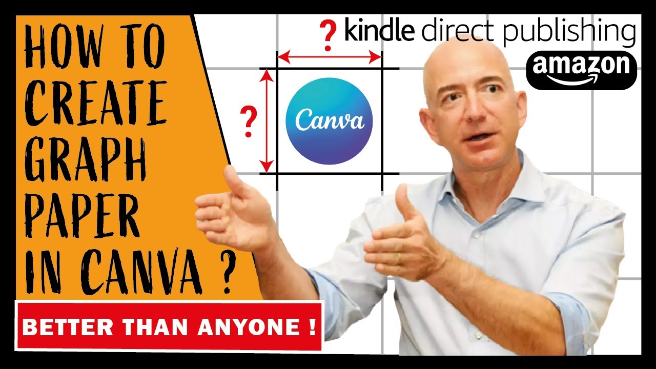 Create Graph Paper Notebooks in Canva for Amazon KDP 📓