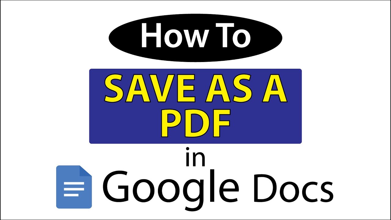How To Convert Google Docs To PDF on PC