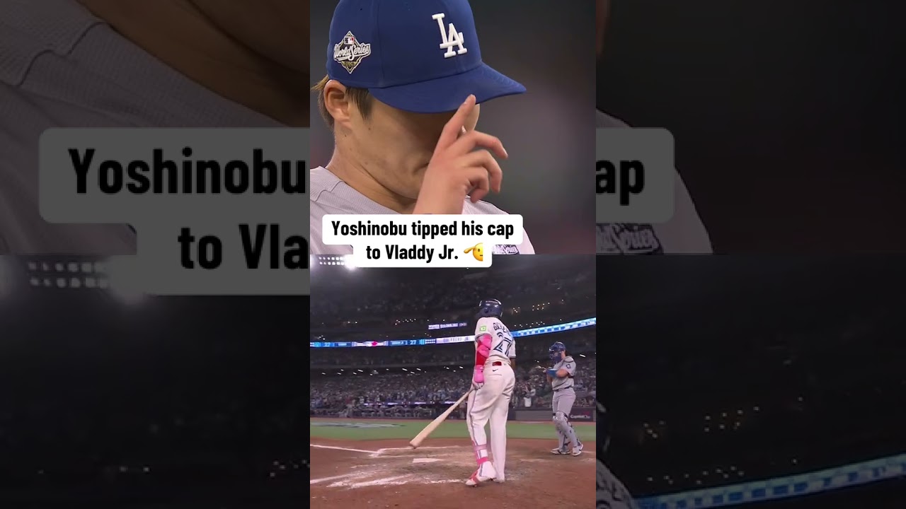 Yoshinobu Yamamoto Honors Vladdy Jr. in Exciting World Series Moment 🤝