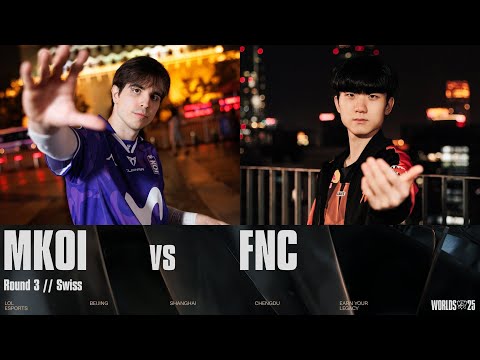 MKOI vs FNC | WORLDS 2025 | Swiss | Game 01 | Movistar KOI vs Fnatic