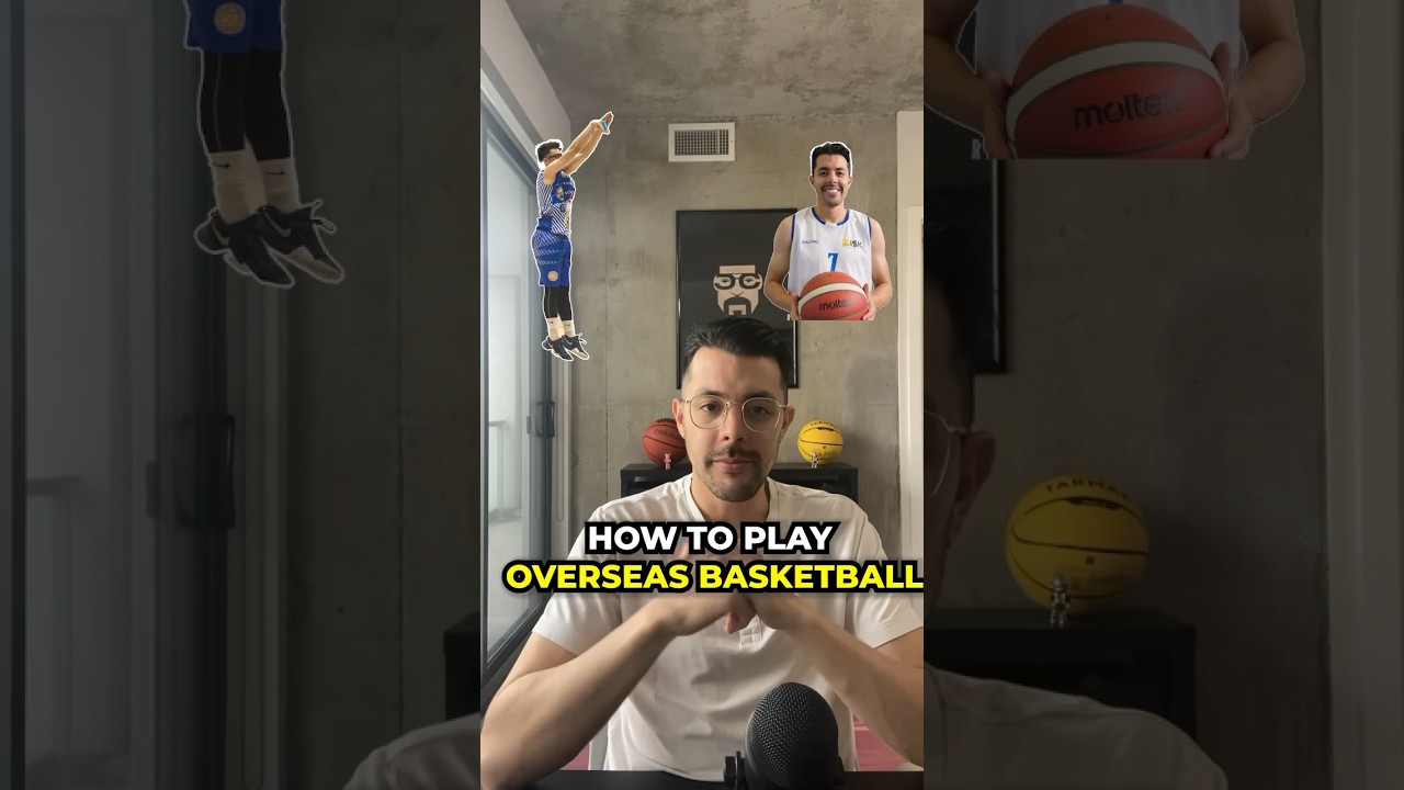 How to Play Overseas Basketball in 1 Min 🏀
