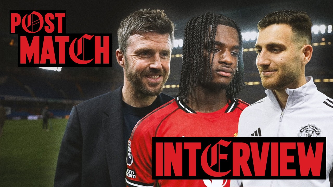 Carrick, Heaven & Dalot React to Man Utd Win 🏆