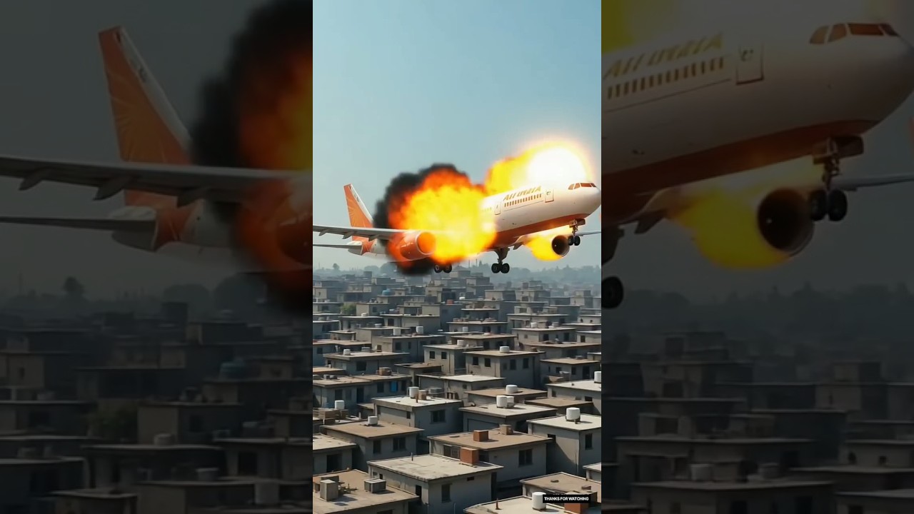 Dramatic Airplane Fire Sparks Panic Among Grandma and Cow ✈️🔥