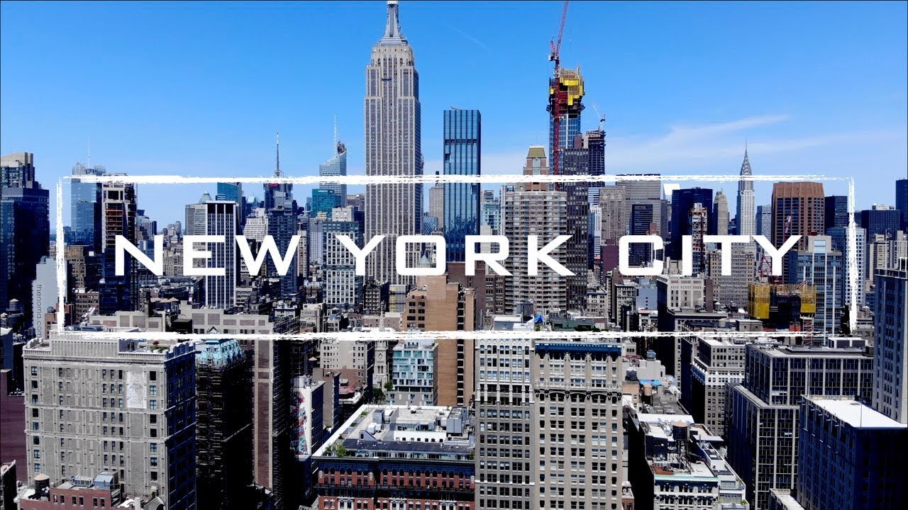 NYC 4K Drone Footage with Kisnou's Soundtrack ๐ถ