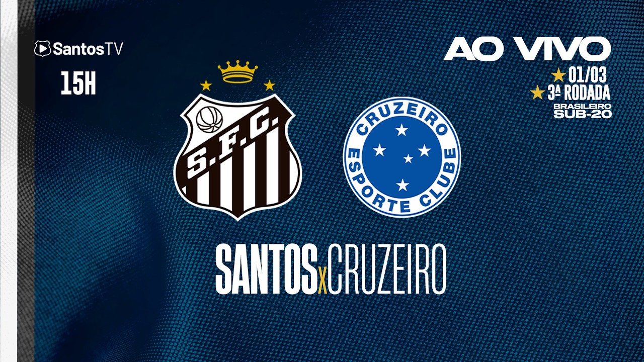 🔴 AO VIVO COM IMAGENS: SANTOS x CRUZEIRO | BRASILEIRO SUB-20 (01/03/26)