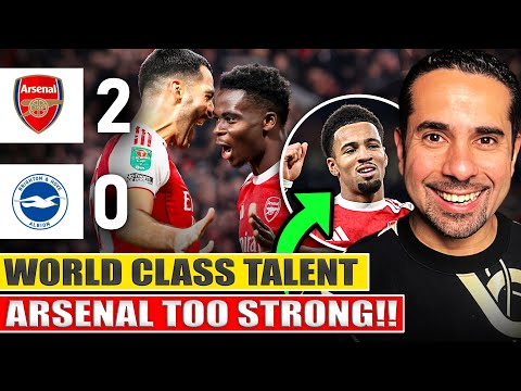 Arsenal Depth Is SCARY✅ Nwaneri & Lewis-Skelly Shine⭐ Arsenal 2-0 Brighton