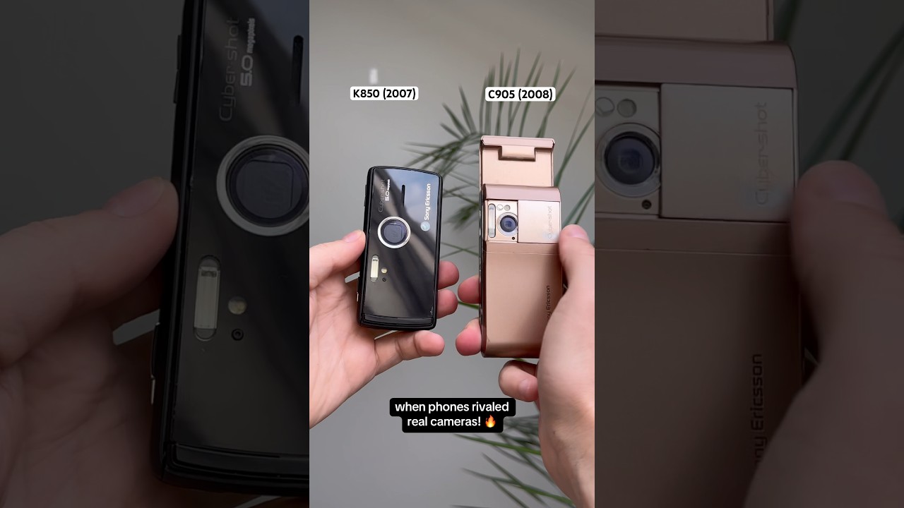 📸 K850 (2007) vs C905 (2008) — when phones rivaled real cameras! 🔥