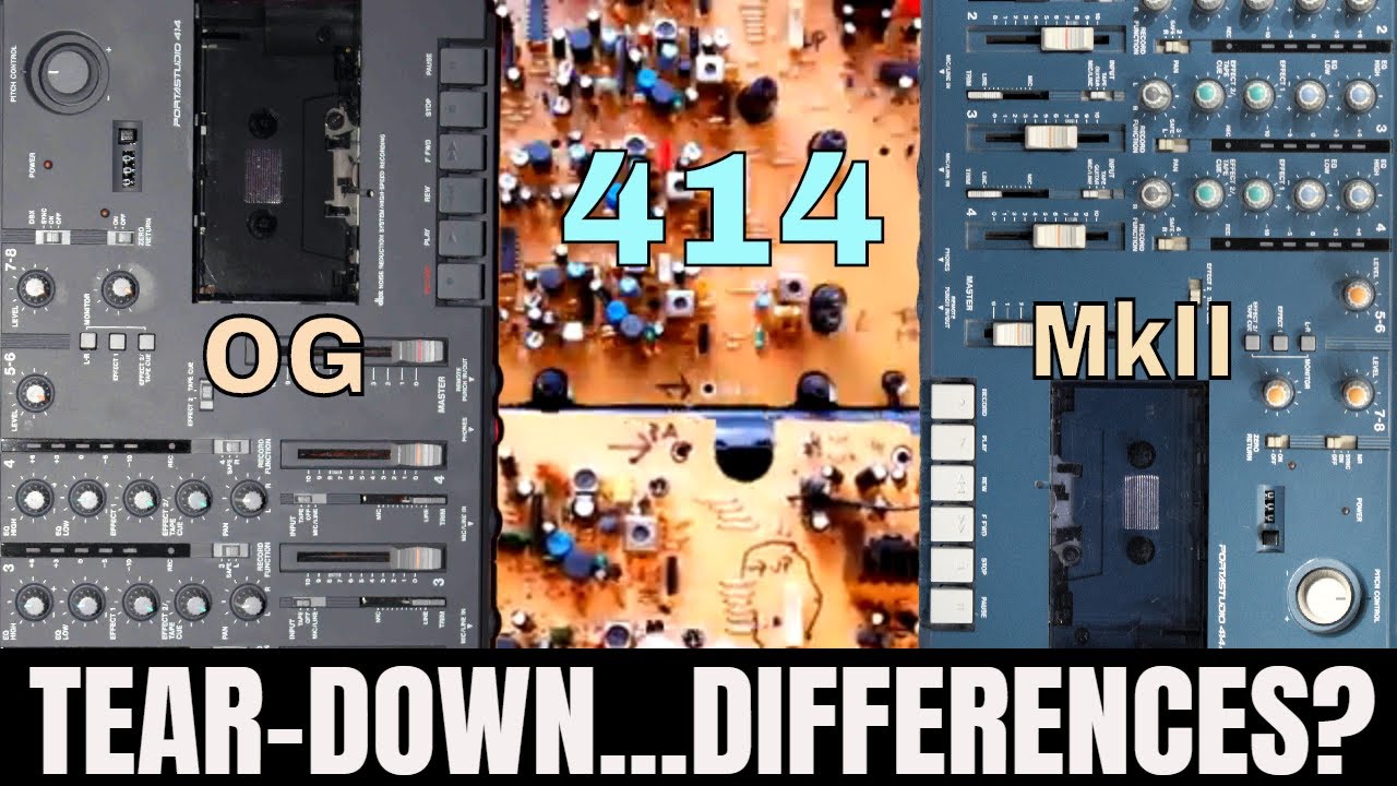 Tascam 414 & Mk II: Tear Down Comparison