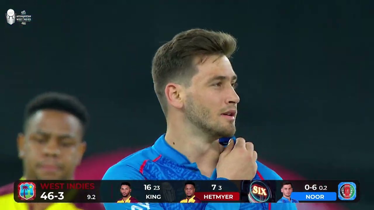 Hetmyer Dominates Noor Ahmad in AFG v WI 2026 🇦🇫