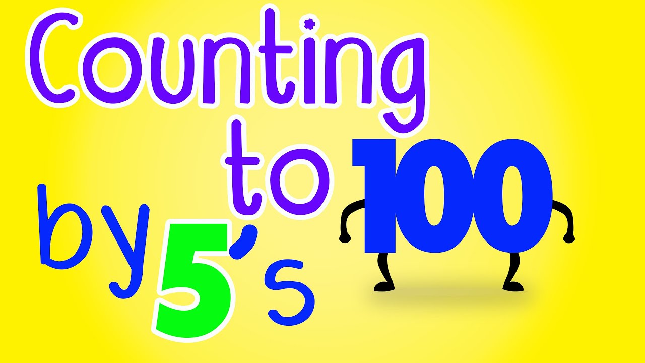 Counting to 100 by 5s Song for Kids 🎶