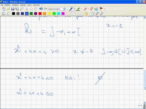 3. Precorso di Matematica 2007 con Prof. Gobbino: Equazioni di Secondo Grado e Disequazioni 🔢