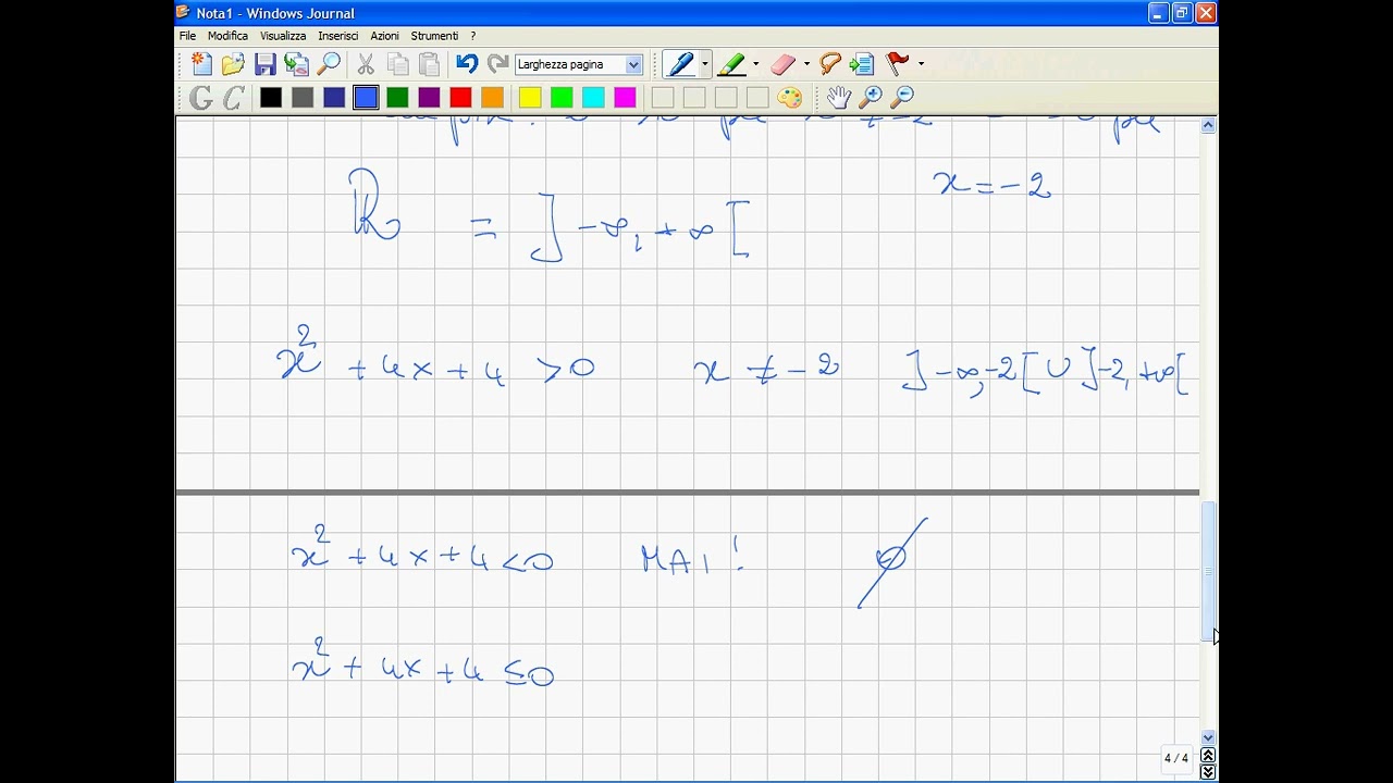 3. Precorso di Matematica 2007 con Prof. Gobbino: Equazioni di Secondo Grado e Disequazioni 🔢