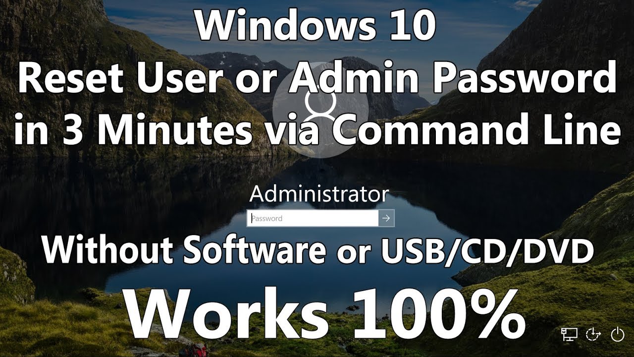 2025 Guide to Reset Windows 10 Password Using Command Line Without Software or Bootable Media
