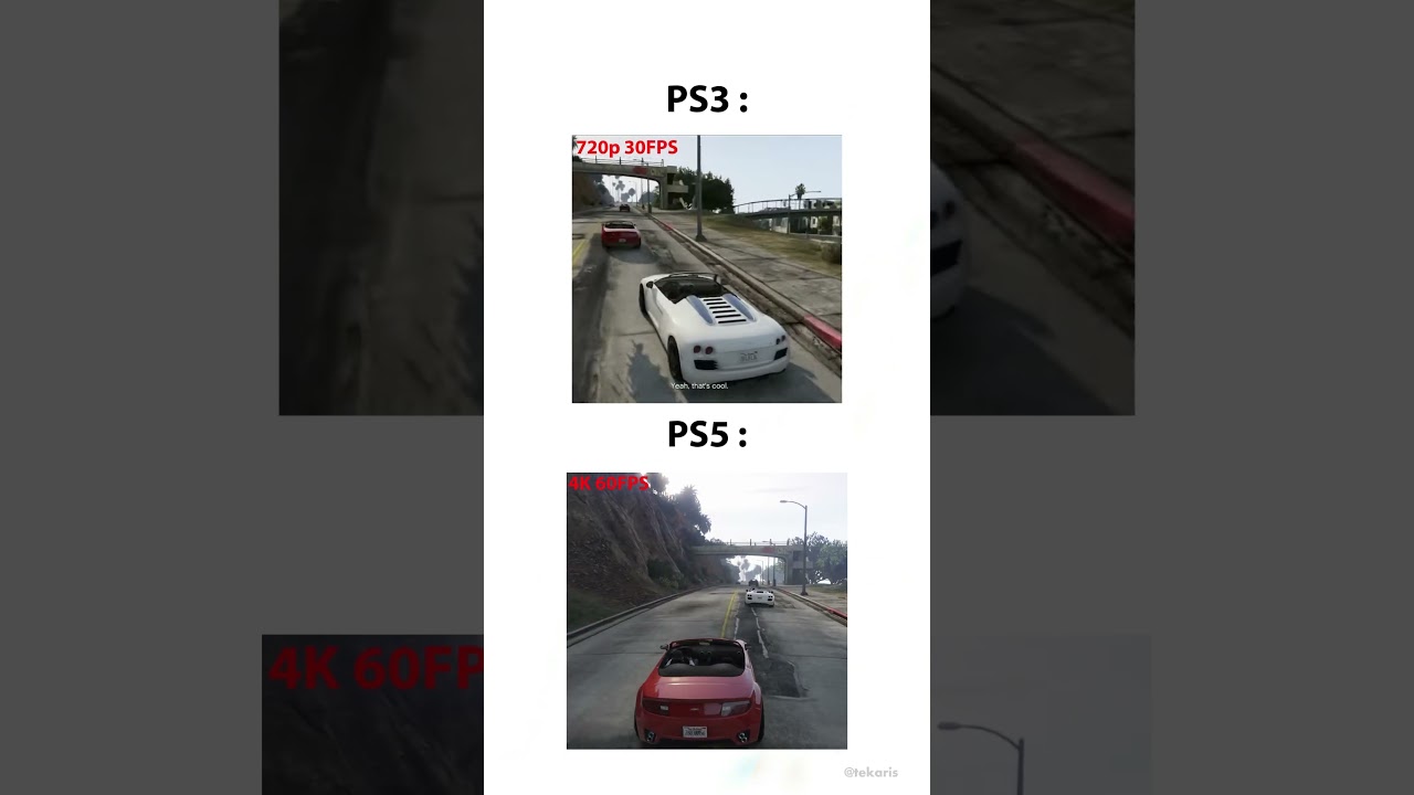GTA V: PS3 vs PS5 Comparison 🎮