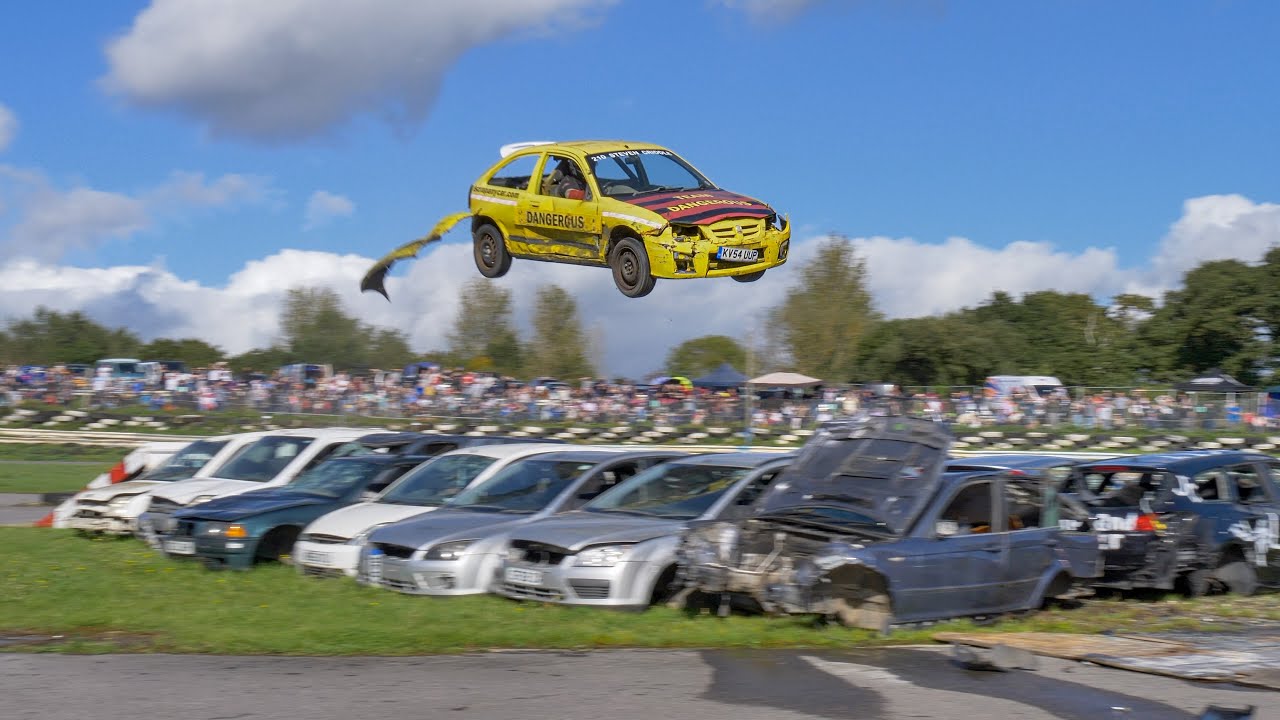 Final Car Jump at Angmering Raceway 🚗💥 - Don't Miss the Last Ever Event!